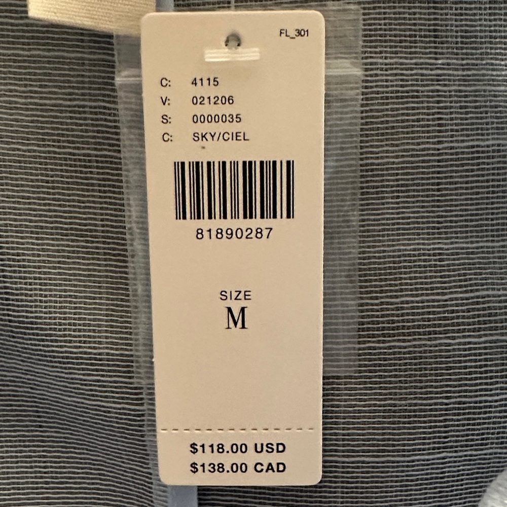 Dolan Translucent Sky Blue Jacket - Picture 4 of 4